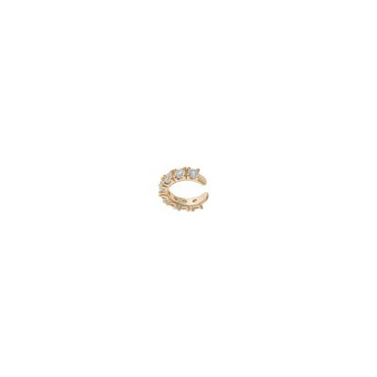 PENDIENTE SUELTO PLATA CHAPADO DORADO ARO CIRCONITAS BLANCAS OVALOS