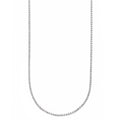 COLLAR PLATA RODIO RIVIERE CIRCONITAS BLANCAS